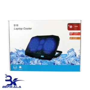 پایه خنک کننده لپ تاپ کول پد مدل LAPTOP COOLER S18