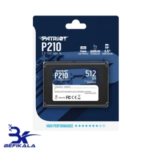 اس اس دی پاتریوت ظرفیت 512GB مدل SSD PATRIOT P210 512GB SATA