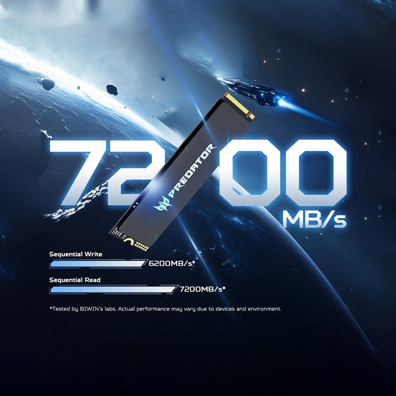 SSD M2 1TB 4×4 PREDATOR GM6