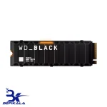 اس اس دی وسترن دیجیتال مدل SSD WD 4TB M.2 GEN4 BLACK SN850X HEATSINK