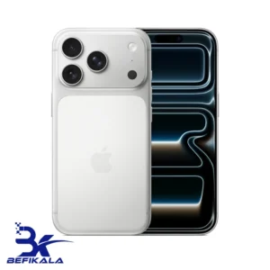 گوشی موبایل اپل مدل iPhone 17 Pro Max ZAA تک سیم کارت + eSim ظرفیت 256 گیگابایت و رم 12 گیگابایت - نات اکتیو White با کد ریجستری