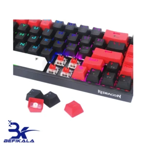 کیبورد مکانیکال گیمینگ ردراگون REDRAGON Castor K631 BRW
