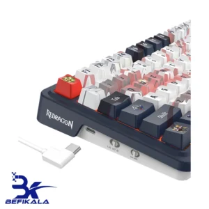 کیبورد بی سیم گیمینگ ردراگون مدل REDRAGON EISA K686 AK PRO ANIME