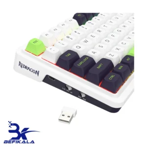 کیبورد بی سیم مکانیکال گیمینگ ردراگون مدل REDRAGON EISA MAX K686 WBG PRO