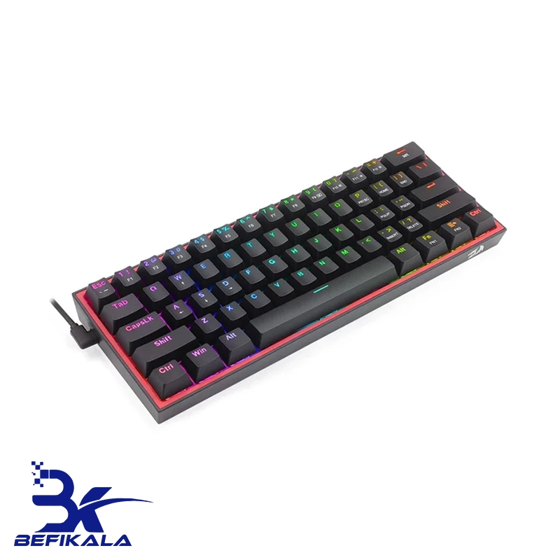کیبورد گیمینگ ردراگون مدل REDRAGON FIZZ K617 BLACK - بفی کالا | تجربه جدید خرید لپ تاپ