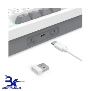 کیبورد بی سیم مکانیکال گیمینگ ردراگون REDRAGON OTIIM PRO K729 WGB RGB