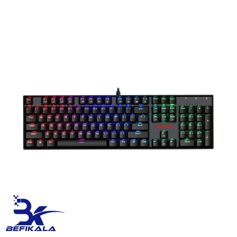 کیبورد مکانیکال گیمینگ ردراگون مدل MITRA K551 RGB، با نورپردازی